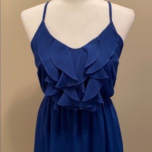 Francesca’s Blue Ruffle Dress
